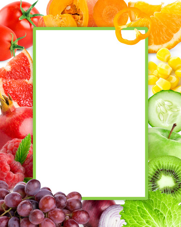 Fresh color fruits and vegetables. Food conceptの写真素材