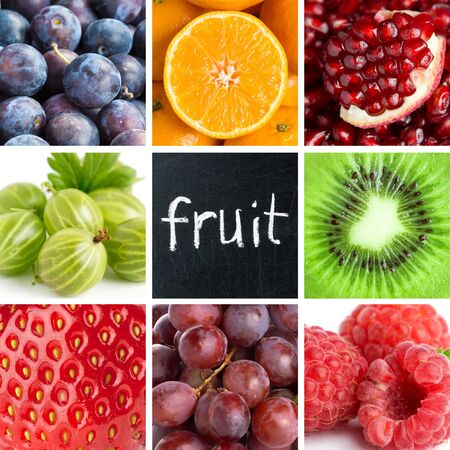 Fresh color fruits background. Food conceptの写真素材