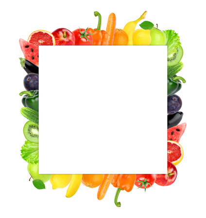 Fresh color fruits and vegetables. Food conceptの写真素材