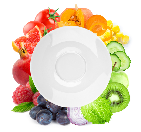 Fruits and vegetables. Food conceptの写真素材