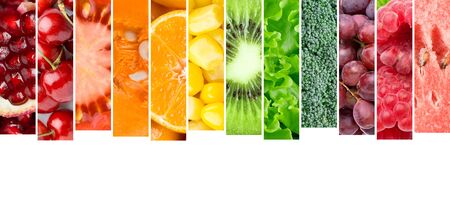Fresh fruits and vegetables. Food concept. Fresh foodの写真素材