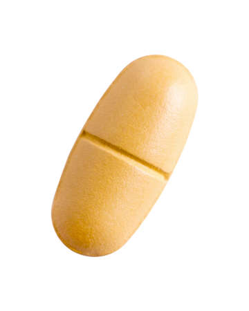 Pill isolated on white backgroundの写真素材