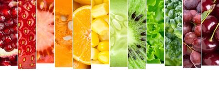Fresh fruits and vegetables. Food concept. Fresh foodの写真素材