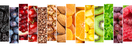 Healthy food concept. Fruits and vegetables. Fresh foodの写真素材