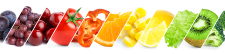 Healthy food concept. Fresh color foodの写真素材