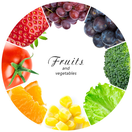 Fruits and vegetables. Food concept. Fresh foodの写真素材