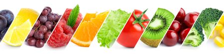 Healthy food concept. Fresh color foodの写真素材