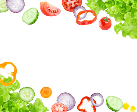 Vegetables. Healthy food concept. Fresh foodの写真素材