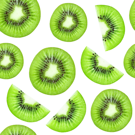 Fresh kiwi seamless pattern. Fruit. Food backgroundの写真素材