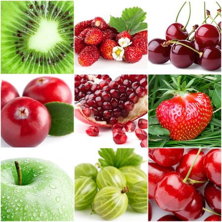 Healthy fresh fruits の写真素材