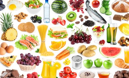 Background of food and drink. Fruits and vegetables. Fresh foodの写真素材