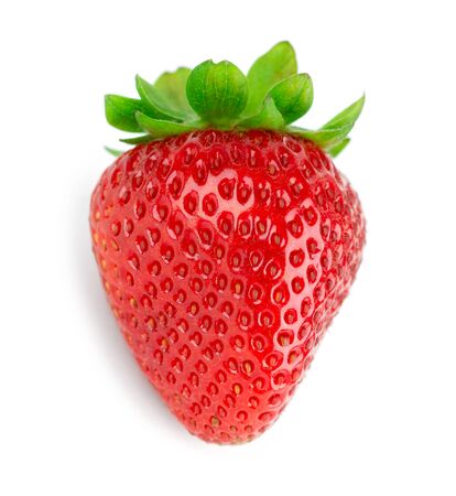 Fresh strawberry fruit on whiteの写真素材