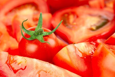 Fresh Red tomatoesの写真素材