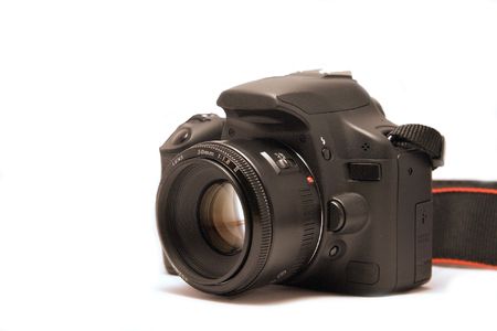A DSLR camera