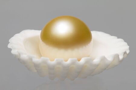 Oyster Shell and Pearlの写真素材