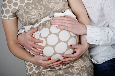 Parents waiting for the birth of a child