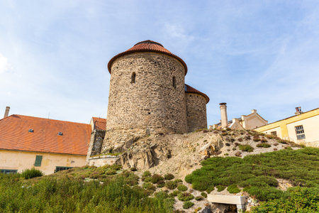 The Rotunda of St.Catherine, Znojmo town, South Moravia, Czech republicのeditorial素材
