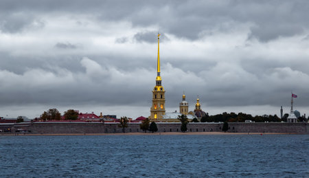 Peter and Paul Fortress, St. Petersburg, Russiaのeditorial素材