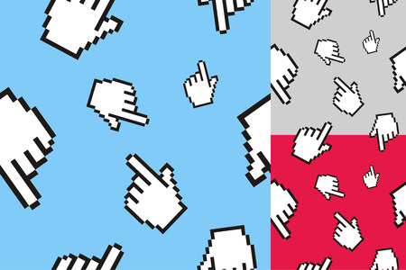 The pattern of the computer cursorのイラスト素材