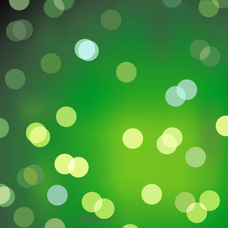 Christmas Defocus Green Lightのイラスト素材