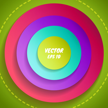 illustration of an abstract circlesのイラスト素材