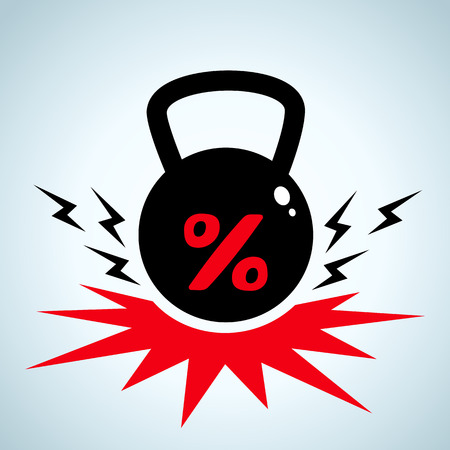 Illustration of financial riskのイラスト素材