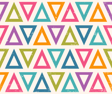 Vector vintage seamless pattern for Christmas. Retro funny pattern for holidaysのイラスト素材