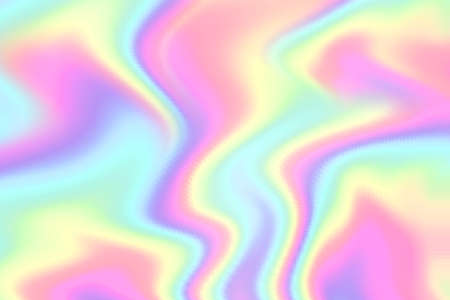 Abstract rainbow background in glitch style. Colorful texture in tie dye style. Holographic foil texture.の写真素材