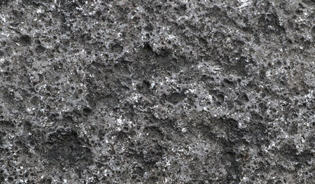 Vintage background from dark stone texture. Black stone texture in macro style.の写真素材