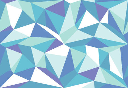 Vector geometric polygon pattern. Modern vector pattern with colorful polygons. Polygons texture. Ice background.のイラスト素材