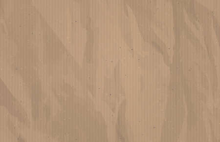 Vector illustration of a old craft paper or cardboard background. Vector old cardboard texture.のイラスト素材