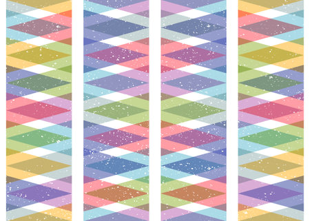 Vector vintage seamless pattern for Christmas. Retro funny pattern for holidays. Vintage funny textureのイラスト素材