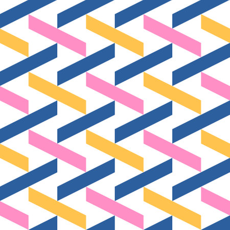 Vector geometric abstract seamless pattern. Modern vector seamless patterns. trendy vector texture.のイラスト素材