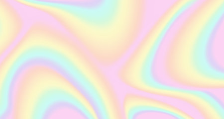 Vector abstract rainbow background in glitch style. Colorful texture in tie dye style. Vector holographic foil texture.のイラスト素材