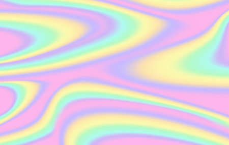 Vector abstract rainbow background in glitch style. Colorful texture in tie dye style. Vector holographic foil texture.のイラスト素材