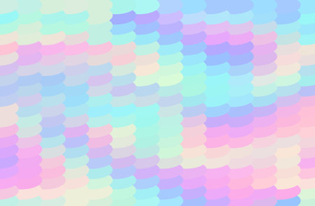 Abstract rainbow background in glitch style. Colorful texture in tie dye style. Holographic foil texture.のイラスト素材