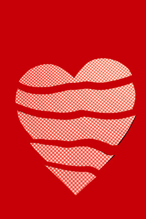 Valentine's day  gifts and decorations. Flat layの写真素材