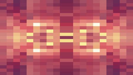 abstract color pixel block background illustration New holiday universal colorful joyful glamour retro vintage stock imageの写真素材