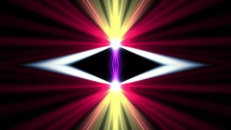 ornamental light rays kaleidoscope psychedelic pattern illustration background New holiday native...