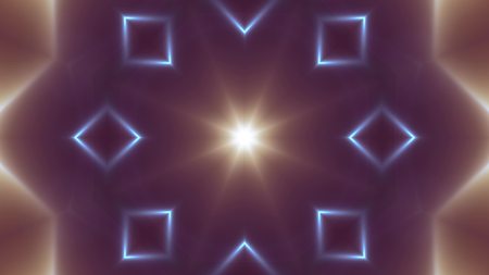 ornamental light rays kaleidoscope psychedelic pattern illustration background New holiday native...