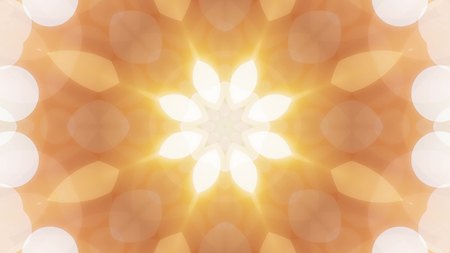 ornamental geometric kaleidoscope flower pattern illustration background New holiday shape colorful...