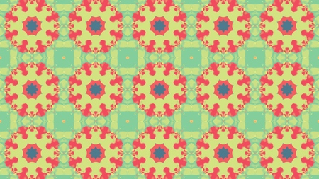 ornamental kaleidoscope colorful shape pattern illustration background New holiday universal joyful...