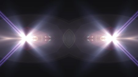 2 stars flash lights optical lens flares shiny illustration art background new quality natural lighting lamp rays effect colorful bright imageの写真素材