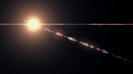 flash lights optical lens flares shiny illustration art background new natural lighting lamp rays...