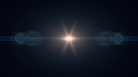 flash lights optical lens flares shiny illustration art background new natural lighting lamp rays effect colorful bright stock imageの写真素材