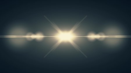 flash lights optical lens flares shiny illustration art background new natural lighting lamp rays effect colorful bright stock imageの写真素材