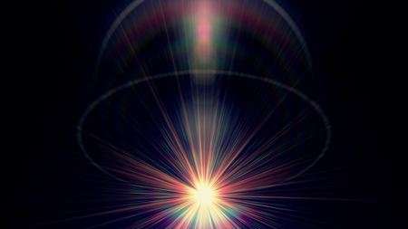 lights optical lens flares shiny bokeh illustration art background new natural lighting lamp rays effect colorful bright stock imageの写真素材