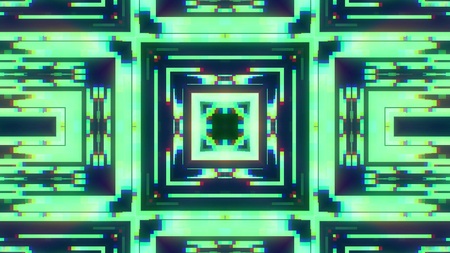 symmetrical shiny shape glitch interference screen illustration background new quality digital...