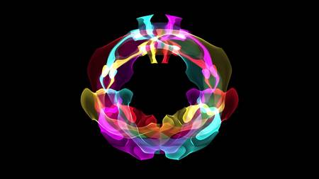 digital turbulent paint splash smoke cloud ribbon illustration background new unique quality...