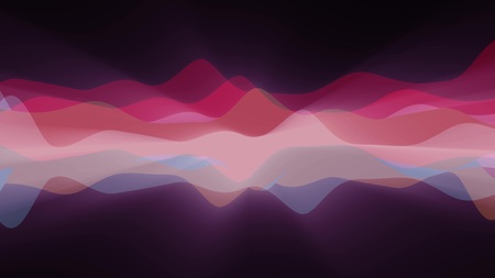 soft waving abstract color stripes painting gentle flow illustration background new quality art...